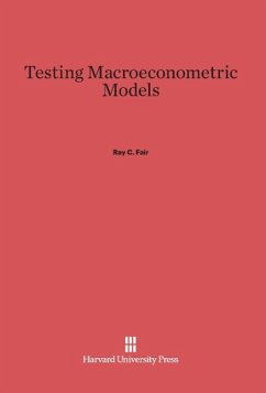 Testing Macroeconometric Models - Fair, Ray C.