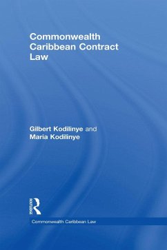 Commonwealth Caribbean Contract Law (eBook, ePUB) - Kodilinye, Gilbert; Kodilinye, Maria