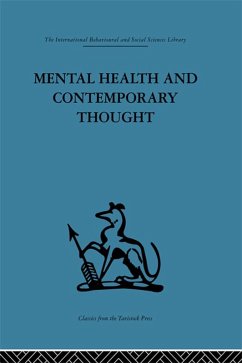 Cover Mental Health and Contemporary Thought (eBook, PDF)