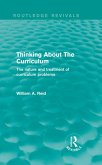 Thinking About The Curriculum (Routledge Revivals) (eBook, ePUB)