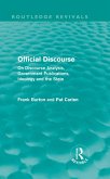 Official Discourse (Routledge Revivals) (eBook, PDF)