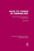 Back to 'Things in Themselves' (eBook, PDF)