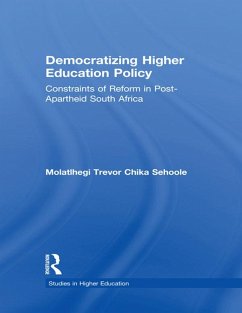 Democratizing Higher Education Policy (eBook, ePUB) - Sehoole, M. T.