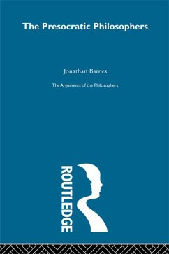 Presocratics-Arg Philosophers (eBook, ePUB) - Barnes, Jonathan