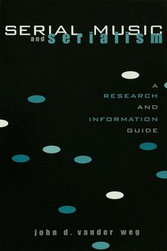 Serial Music and Serialism (eBook, PDF) - Vander Weg, John D.