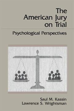 The American Jury On Trial (eBook, ePUB) - Kassin, Saul M.; Wrightsman, Lawrence S.