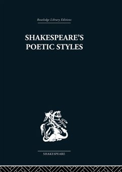 Cover Shakespeare's Poetic Styles (eBook, PDF)