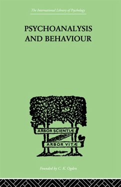 Psychoanalysis And Behaviour (eBook, ePUB) - Tridon, Andr