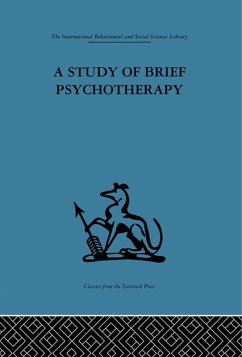 Cover A Study of Brief Psychotherapy (eBook, PDF)
