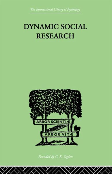 Dynamic Social Research (eBook, PDF)