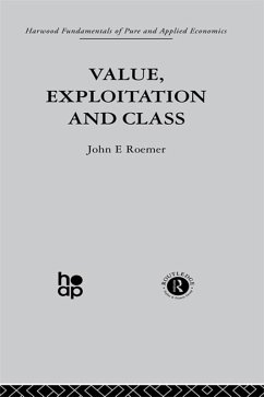 Value, Exploitation and Class (eBook, ePUB) - Roemer, J.