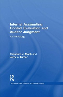 Cover Internal Accounting Control Evaluation and Auditor Judgement (eBook, PDF)