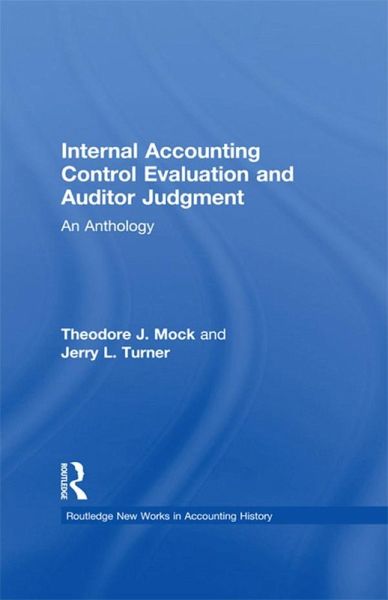 Internal Accounting Control Evaluation and Auditor Judgement (eBook, PDF) Internal Accounting Control Evaluation and Auditor Judgement (eBook, PDF)