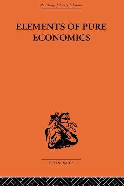 Elements of Pure Economics (eBook, ePUB) - Walras, Léon