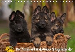 Der Schäferhunde-Geburtstagskalender (Tischkalender immerwährend DIN A5 quer) - Mauersberger, Tina