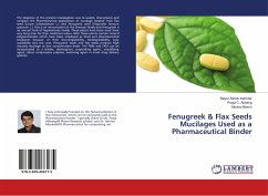 Fenugreek & Flax Seeds Mucilages Used as a Pharmaceutical Binder