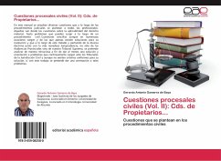 Cuestiones procesales civiles (Vol. II): Cds. de Propietarios... - Gamarra de Baya, Gerardo Antonio