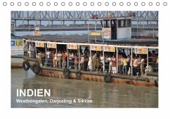 INDIEN (Westbengalen, Darjeeling & Sikkim) (Tischkalender immerwährend DIN A5 quer)