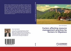 Factors affecting resource management practices by farmers in Okpokwu