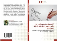 Le règlement préventif O.H.A.D.A: Des textes à la pratique - Ndongo, Céline