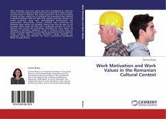 Work Motivation and Work Values in the Romanian Cultural Context - Buzea, Carmen