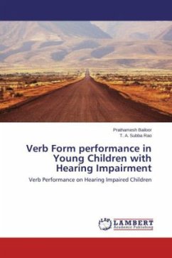 Verb Form performance in Young Children with Hearing Impairment