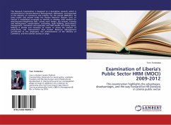 Examination of Liberia's Public Sector HRM (MOCI) 2009-2012 - Tombekai, Tom
