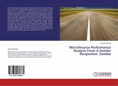 Microfinance Performance Analysis From A Gender Perspective: Zambia