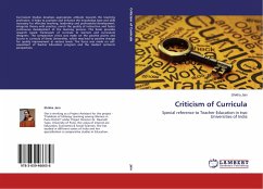 Criticism of Curricula - Jain, Shikha