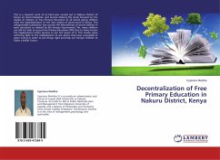 Decentralization of Free Primary Education in Nakuru District, Kenya