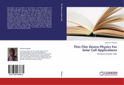 Thin Film Device Physics For Solar Cell Applications