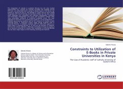 Constraints to Utilization of E-Books in Private Universities in Kenya - Kivuva, Salome