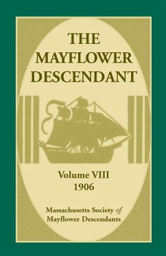 Cover The Mayflower Descendant, Volume 8, 1906