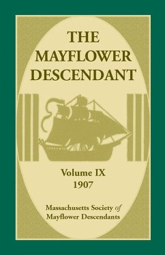 Cover The Mayflower Descendant, Volume 9, 1907