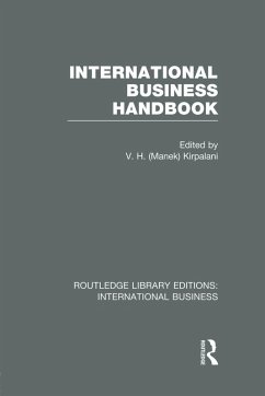 Cover International Business Handbook (RLE International Business)