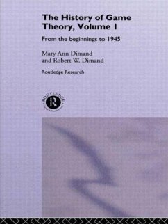 The History of Game Theory, Volume 1 - Dimand, Mary-Ann; Dimand, Robert W