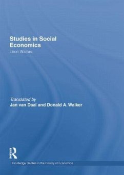 Studies in Social Economics - Walras, Léon