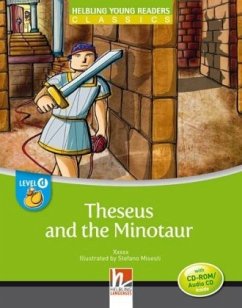 Young Reader, Level d, Classic / Theseus and the Minotaur, mit 1 CD-ROM/Audio-CD, m. 1 CD-ROM, 2 Teile