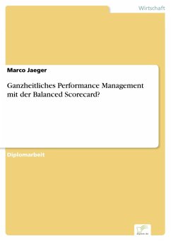 Ganzheitliches Performance Management mit der Balanced Scorecard? (eBook, PDF) - Jaeger, Marco