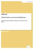 Marktselektion im Asien-Pazifik-Raum (eBook, PDF)