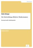 Die Entwicklung effektiver Markennamen (eBook, PDF)