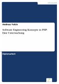 Software Engineering Konzepte in PHP: Eine Untersuchung (eBook, PDF)