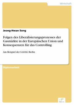 Folgen des Liberalisierungsprozesses der Gasmärkte in der Europäischen Union und Konsequenzen für das Controlling (eBook, PDF) - Song, Jeong-Hwan