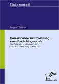 Prozessanalyse zur Entwicklung eines Fundraisingmoduls (eBook, PDF)
