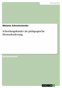Scheidungskinder als pädagogische Herausforderung (eBook, PDF) - Schewtschenko, Melanie