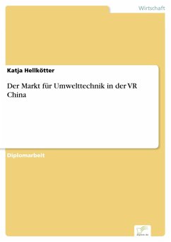 Der Markt für Umwelttechnik in der VR China (eBook, PDF) - Hellkötter, Katja