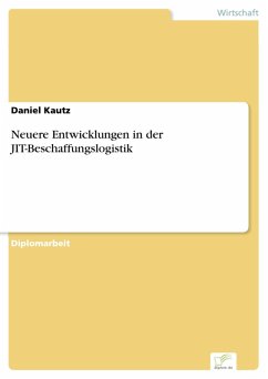 Neuere Entwicklungen in der JIT-Beschaffungslogistik (eBook, PDF) - Kautz, Daniel