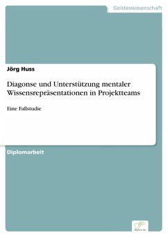 Diagonse und Unterstützung mentaler Wissensrepräsentationen in Projektteams (eBook, PDF) - Huss, Jörg