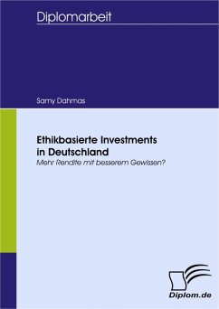 Ethikbasierte Investments in Deutschland (eBook, PDF) - Dahmas, Samy