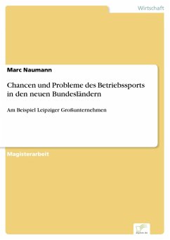 Chancen und Probleme des Betriebssports in den neuen Bundesländern (eBook, PDF) - Naumann, Marc